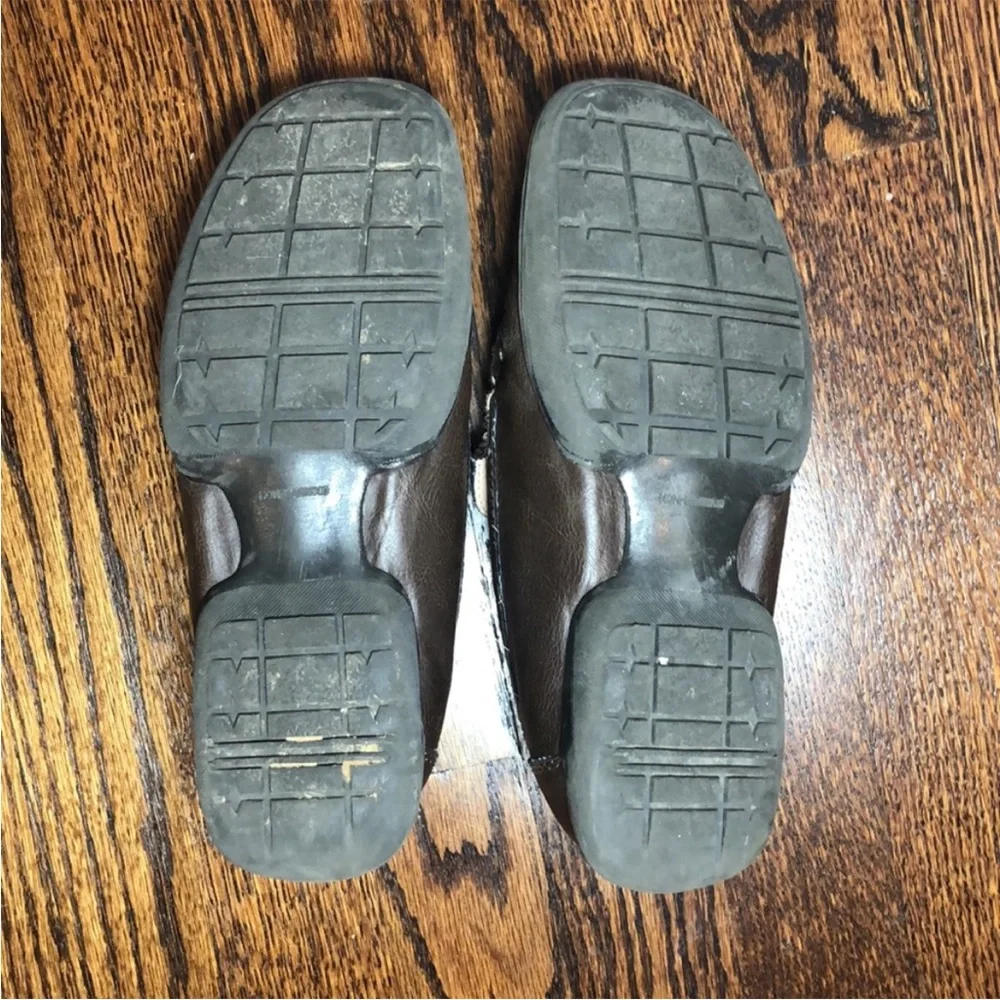 Nordstrom Kid’s Brown Leather Slip-On Dress Shoe Loafers 4M